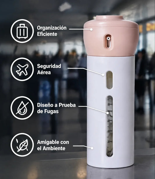 Dispensador para Viaje 4 en 1